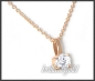 Preview: Brillant Collier 585 Gold; 0,33ct, VS2; DGI Zertifikat